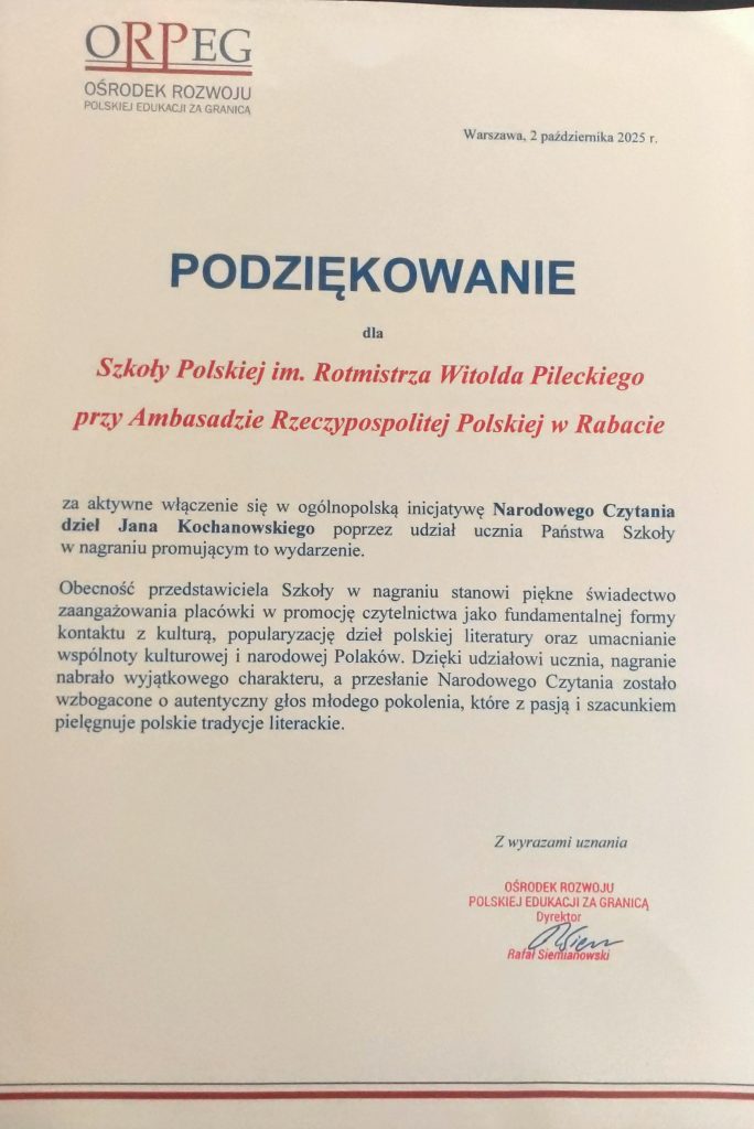 NARODOWE CZYTANIE 2025